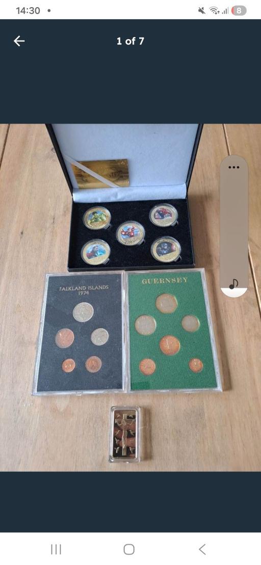  — Collection of coins and ingot
