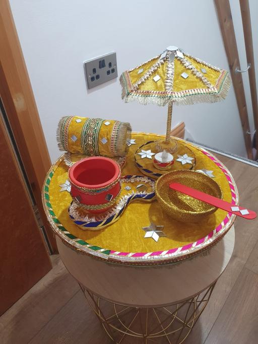  — mehndi thaals/ decoration