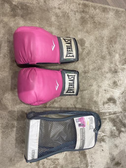  — Pink everlast boxing gloves