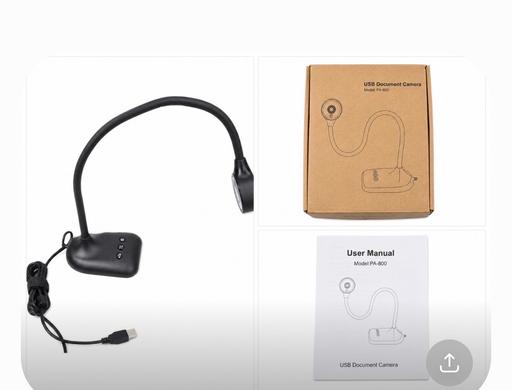  — USB document camera