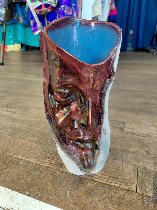  — Decorative Mask Vase from Cuba.