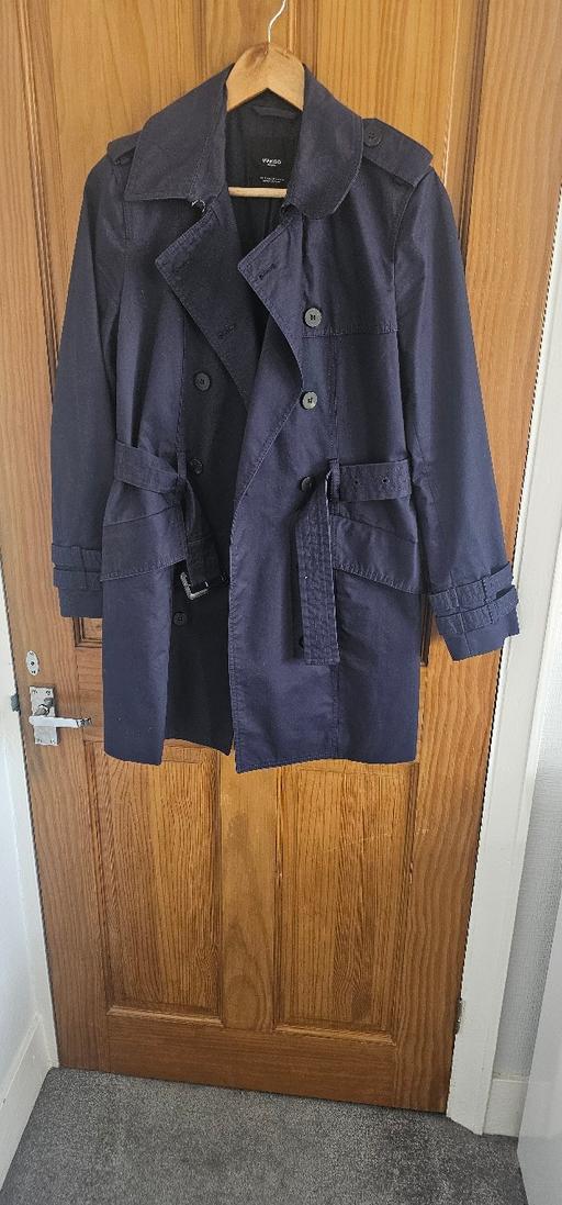  — Mango - Trench Navy Coat
