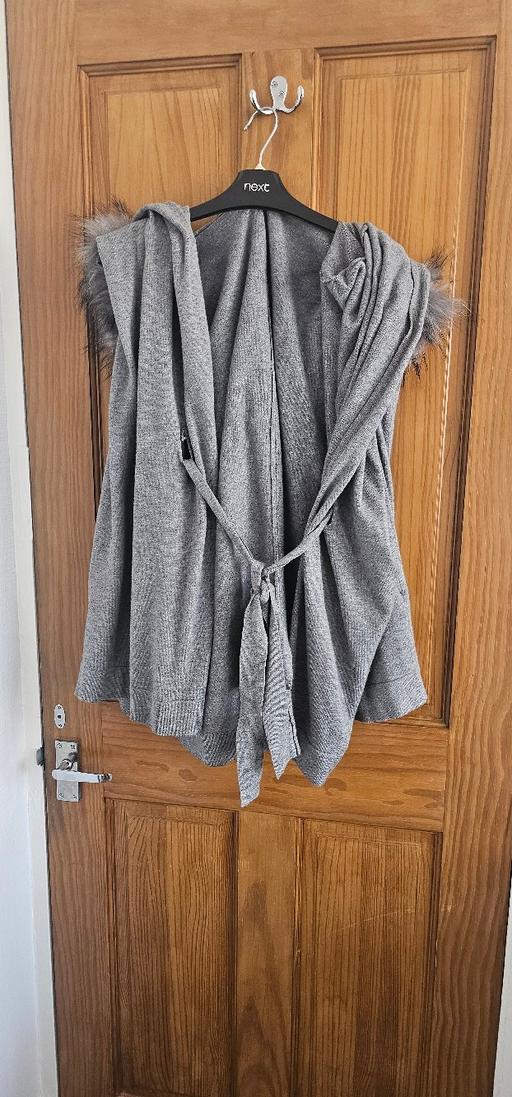  — Grey Poncho Style Jacket
