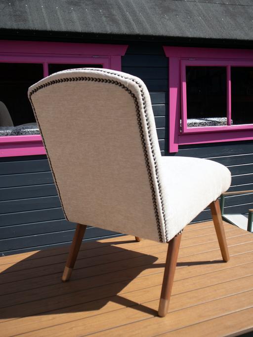  — Vintage Mid Century Nursing Chair Ivory