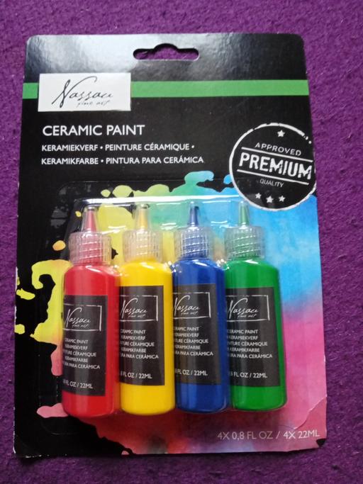  — new pack of 4 CERAMIC PAINTS
