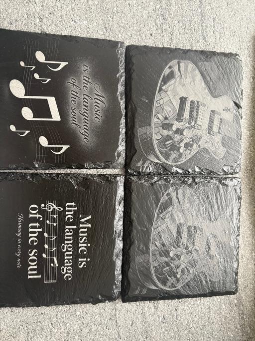  — Laser engrave coasters