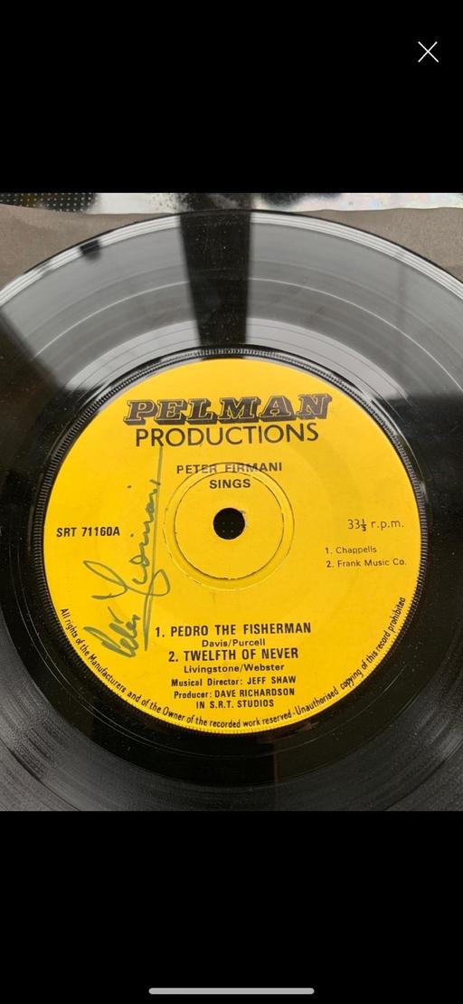  — Vinyl record