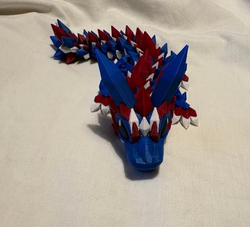  — 3d printed crystal dragons