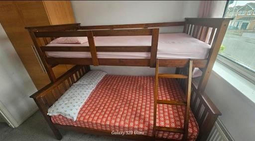  — Bunk bed Solid wood detachable bunk bed