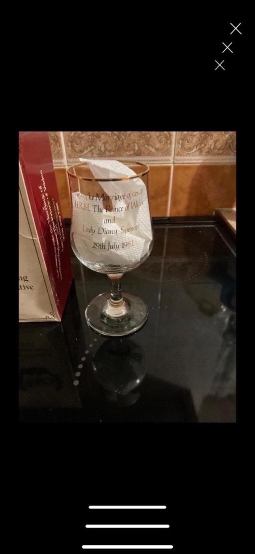  — Royal Wedding commemorative goblet