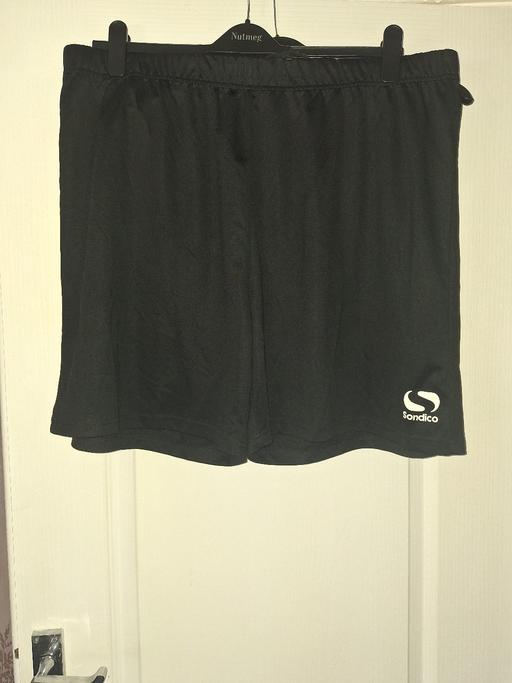  — Sondico Black football shorts mens