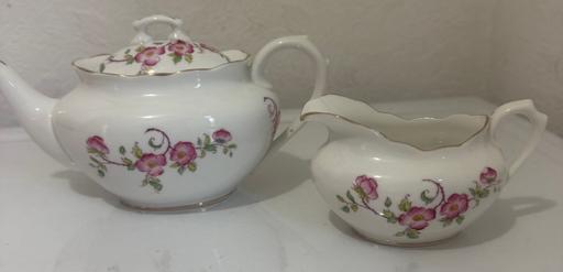  — Royal Albert Wildrose Teapot and Milk Jug Set