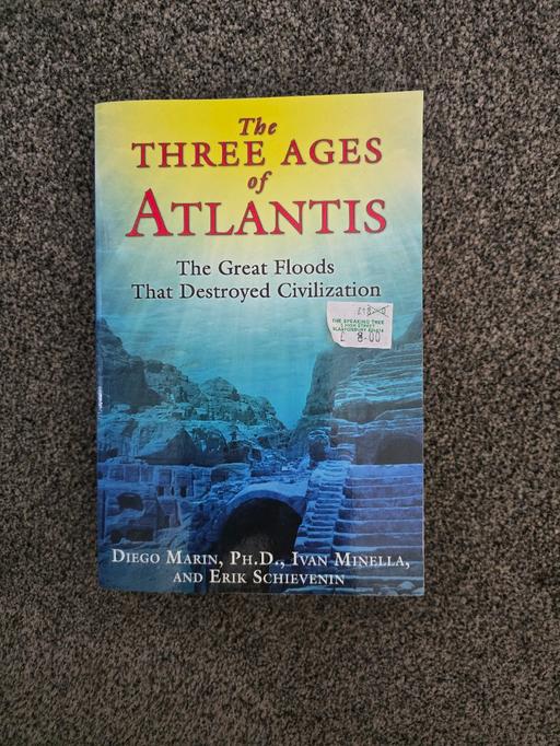  — The Three Ages of Atlantis Paperback- new