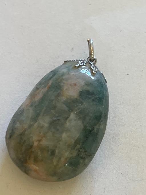  — Vintage natural stone pendant