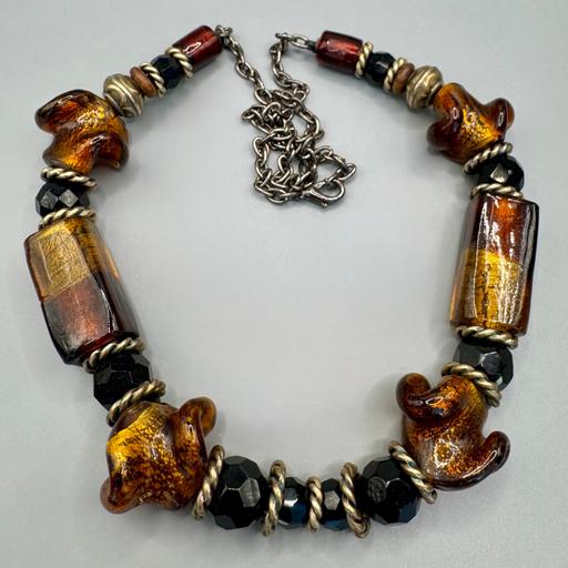  — Chunky Art Glass Necklace