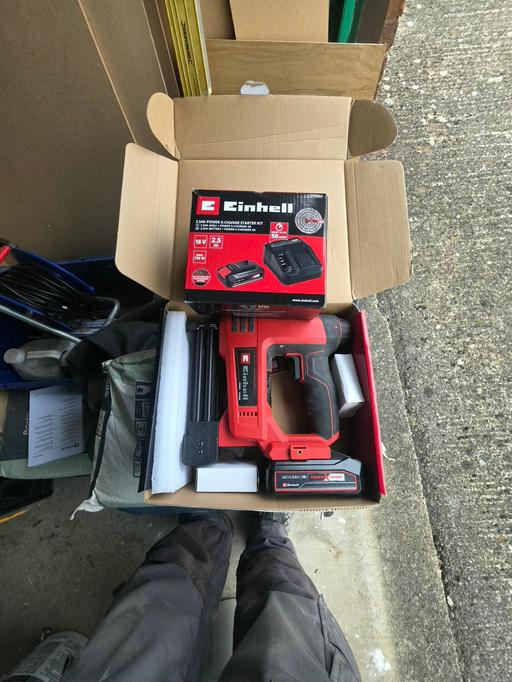  — Einhell battery nailer/stapler