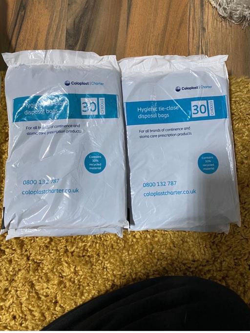  — Coloplast hygienic disposable black bags