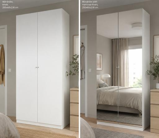  — ikea tall wardrobed x 2,