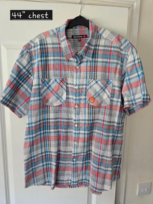  — Pick & Cover mens shorts sleeve shirt 👕 XL