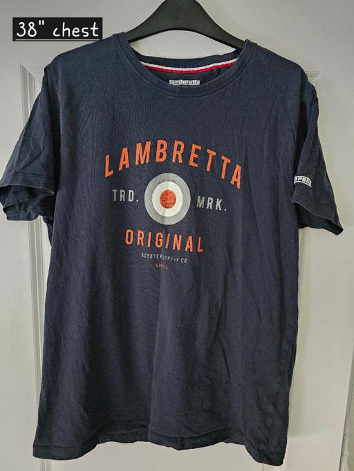  — Lambretta navy T shirt 👕 large