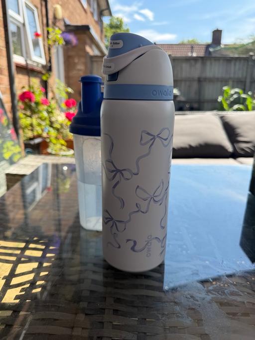  — Blue bows Owala bottle 32oz