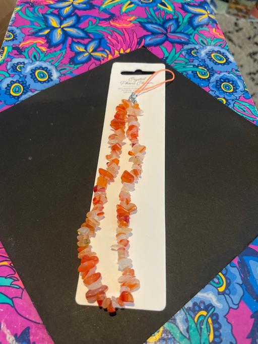  — Rea Agate Crystal phone charm