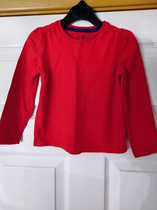  — Boys red long sleeve top size 1-1½ years