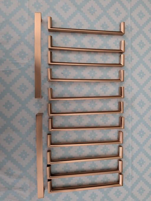  — Kitchen Cupboard Handles Satin Copper x13