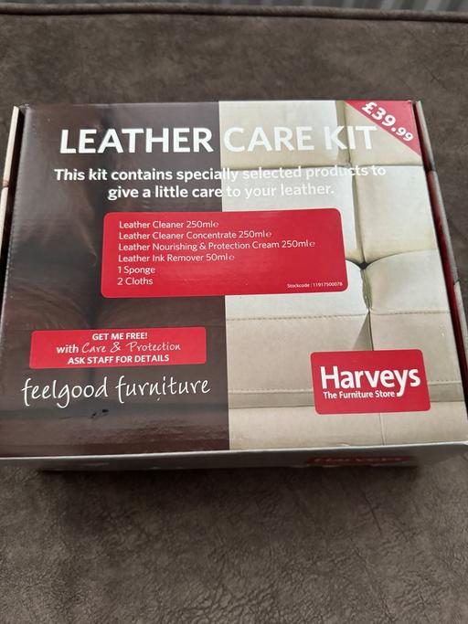  — Brand new leather care kit