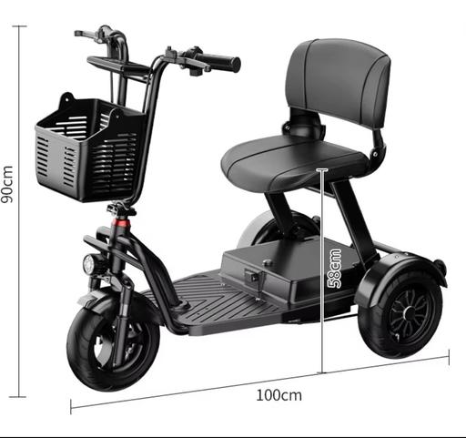  — Electric tricycle mobility scooter