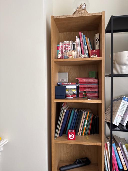  — Slim Wooden Bookshelf - Collections Only