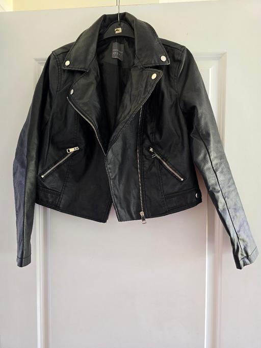  — Primark faux leather biker jacket uk12