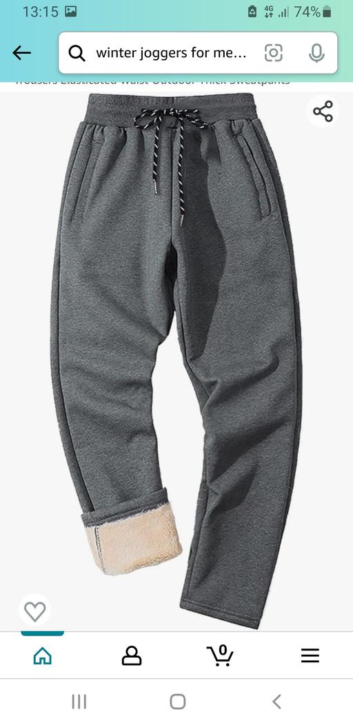  — 4 X FLEECE LINED JOGGERS UNISEX
