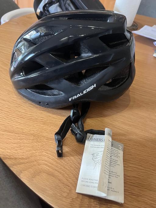  — Black Bike Helmet - Raleigh
