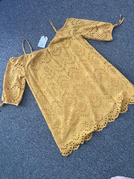  — New - ladies summer dress size 16 - mustard