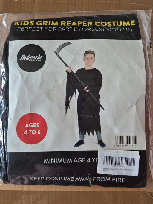  — new Kids Grim Reaper Costume