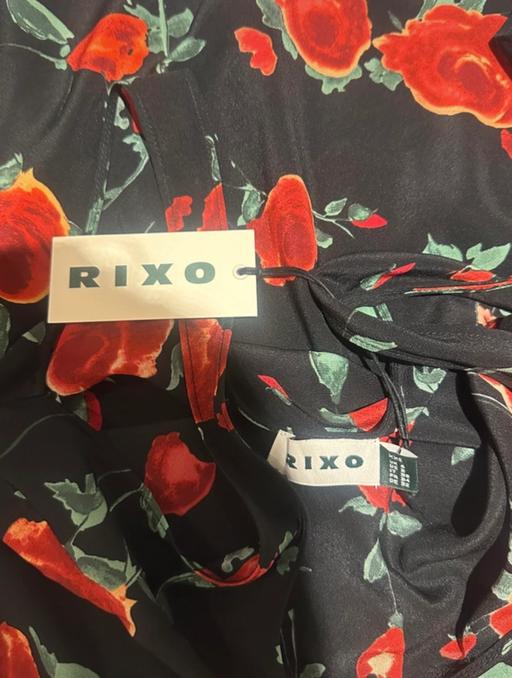  — Rixo Red Rose Dress