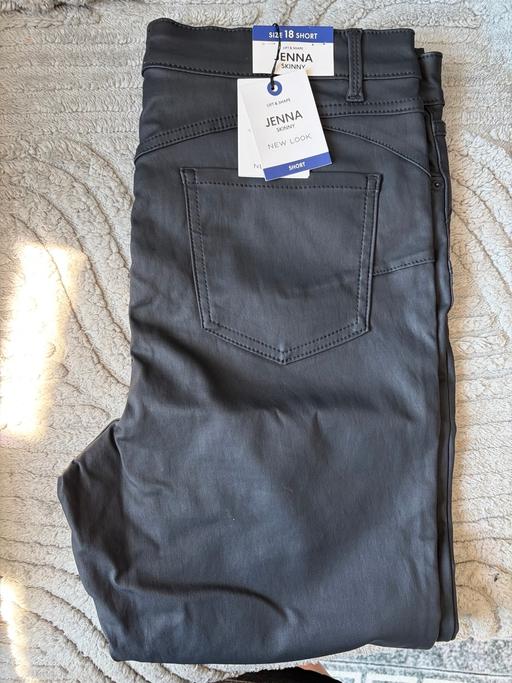  — Women’s trousers,  leather feel  new.