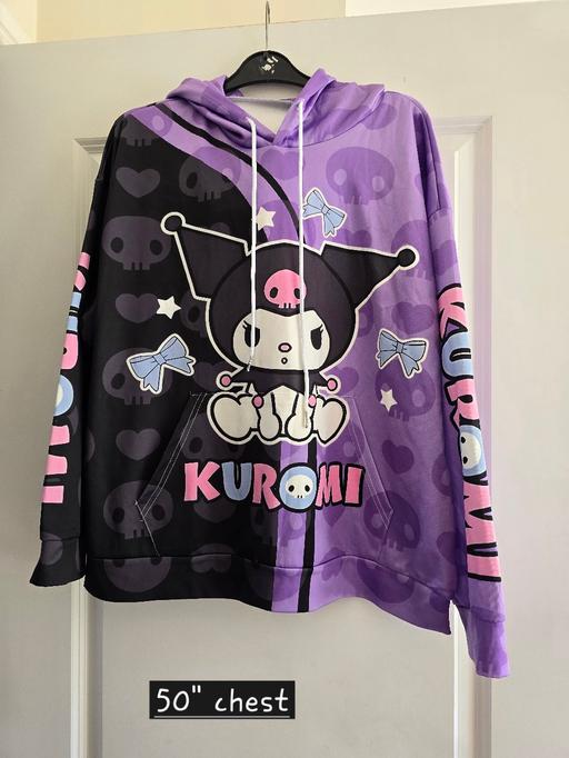  — purple and black Sanrio Kuromi hoodie - XL