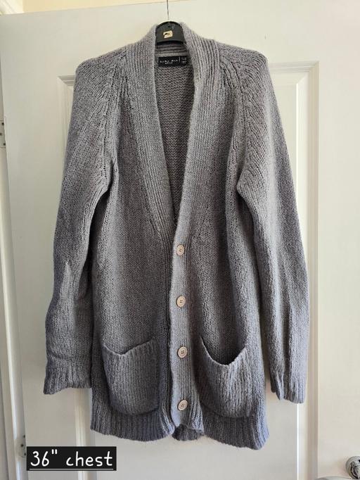  — Zara Man grey cardi - XL