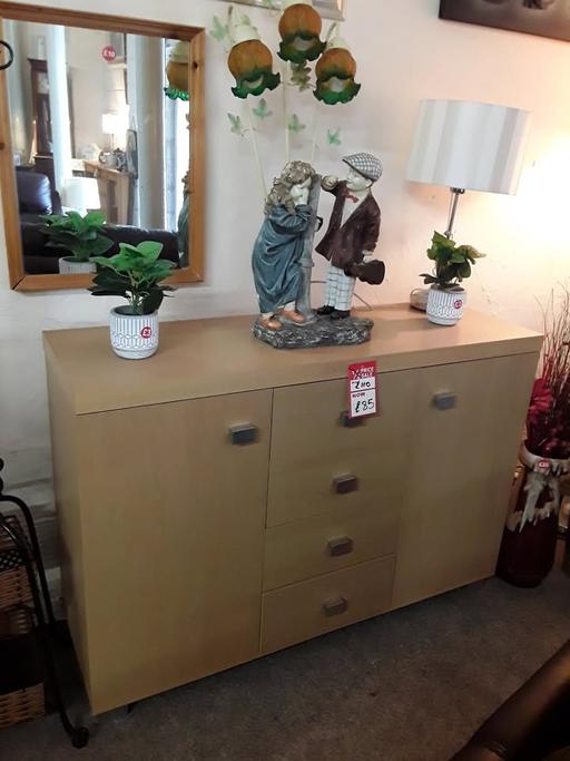  — Modern light wood veneered sideboard