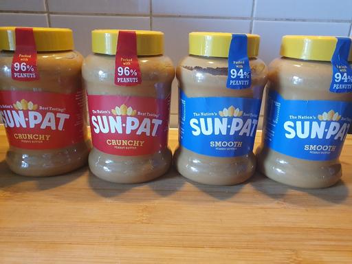  — Sun pat peanut butter 4 x 570g