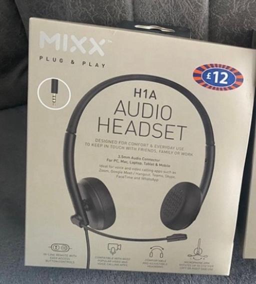  — Mixx h1a audio headset