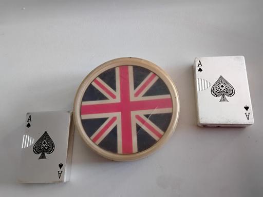  — 2 ace of spades petrol lighters & cards