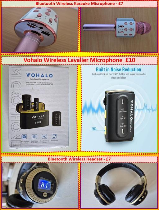  — Bluetooth Wireless Microphone or Headphones.[