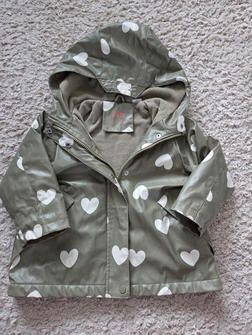  — Age 2-3 ZARA green coat
