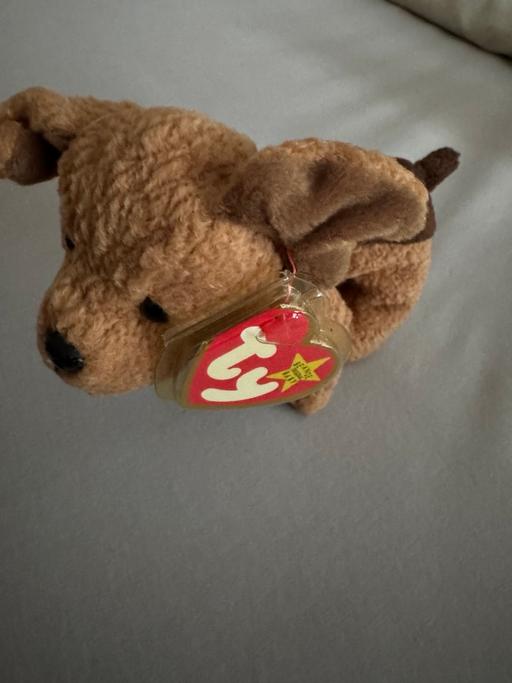  — Vintage TY beanie dog