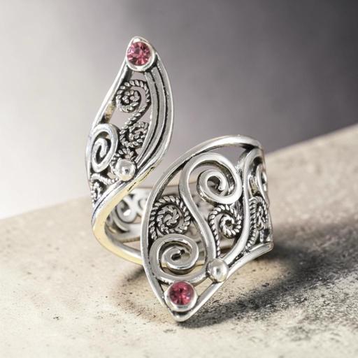  — Alloy silver ring