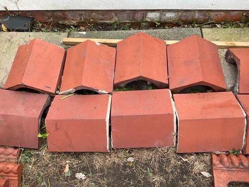  — Red coping stones