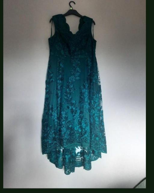  — Emerald cocktail dress size 16